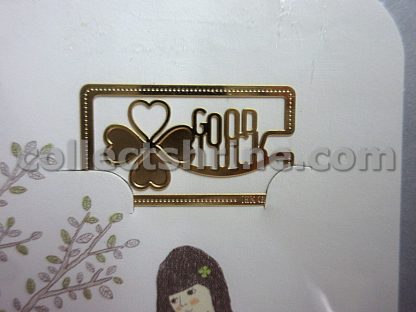 Bookmark ("Good Luck" Characters Graphic)