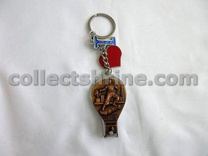 Bruce Lee Graphic Nail Clipper Metal Keychain
