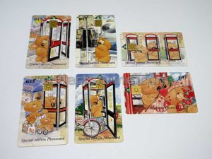 BT Forever Friends Teddy Bear Phone Cards Set of 6