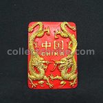 China Souvenir Magnet (Double Dragons)