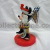 Hong Kong Disneyland Mickey Mouse and Minnie Mouse Chinese Opera Style Figures Set of 2