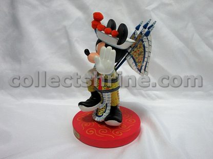 Hong Kong Disneyland Mickey Mouse and Minnie Mouse Chinese Opera Style Figures Set of 2