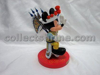 Hong Kong Disneyland Mickey Mouse and Minnie Mouse Chinese Opera Style Figures Set of 2