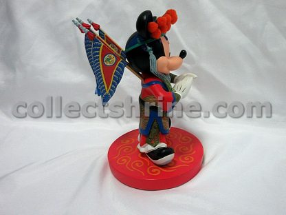 Hong Kong Disneyland Mickey Mouse and Minnie Mouse Chinese Opera Style Figures Set of 2