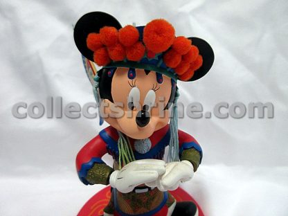 Hong Kong Disneyland Mickey Mouse and Minnie Mouse Chinese Opera Style Figures Set of 2