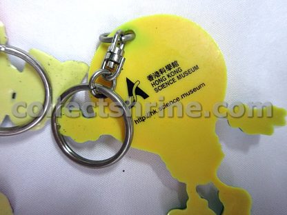Hong Kong Science Museum Souvenir Key Chains Set of 3 (Discontinued)