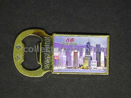 Hong Kong Souvenir Magnet Bottle Opener