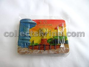 Hong Kong Souvenir Magnet (Golden Bauhinia Square)