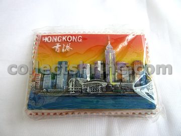 Hong Kong Souvenir Magnet (Waterfront Hong Kong Convention and Exhibition Centre Graphic)