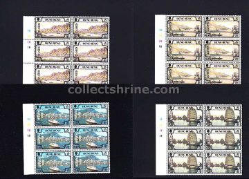 Hong Kong Stamp 1982 "Port of Hong Kong Past and Present" Complete Set (Blocks of 6)
