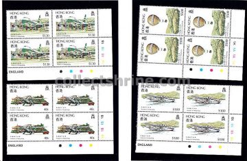 Hong Kong Stamp 1984 Aviation in Hong Kong Complete Set (Blocks of 4)