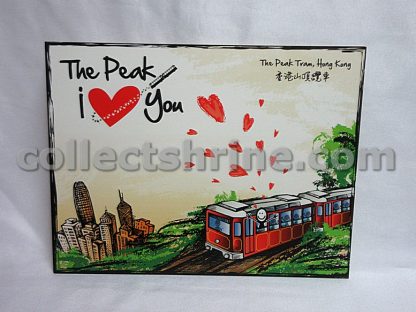Hong Kong The Peak Souvenir Christmas Post Card