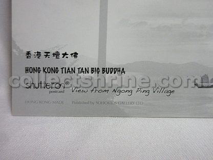 Hong Kong Tian Tan Buddha Image Post Card