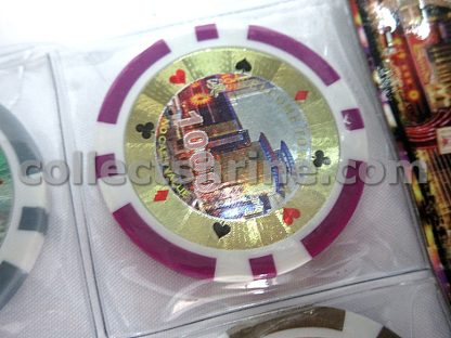 Macao Travel Souvenir Chips Set of 12 (Chips have no cash value, for collector only)