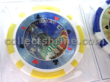 Macao Travel Souvenir Chips Set of 12 (Chips have no cash value, for collector only)