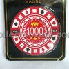 Macau Travel Souvenir Chip Shape Fridge Magnet