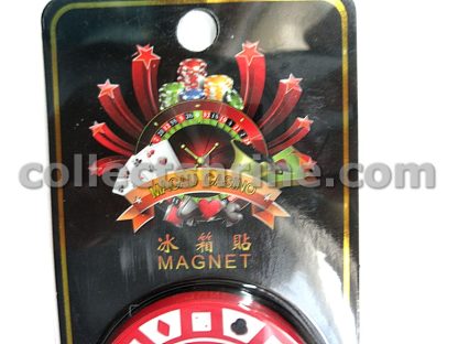 Macau Travel Souvenir Chip Shape Fridge Magnet