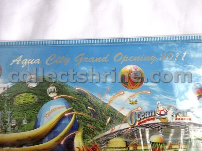 Ocean Park Hong Kong Aqua City Grand Opening 2011 Post Card and 2 Pins