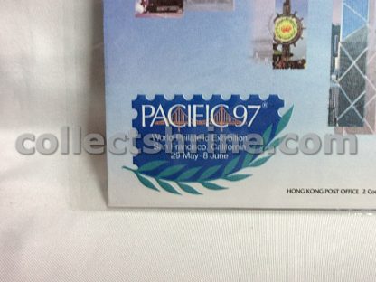 Official Souvenir Cover to Commemorate the Participation in the Pacific '97 World Philatelic Exhibition by the Hong Kong Post Office (29/05/1997)