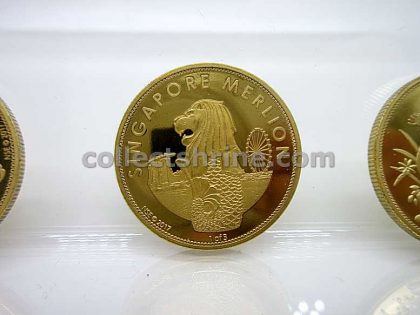 Singapore Souvenir Coins Set of 3