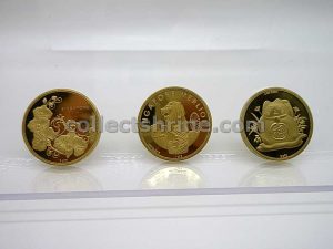 Singapore Souvenir Coins Set of 3