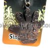 Singapore Souvenir Key Chain (Hand Shape)