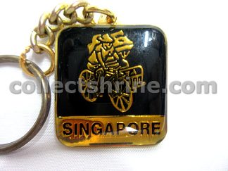Singapore Souvenir Key Chain (Square Shape)