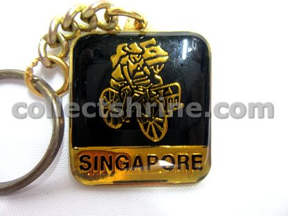 Singapore Souvenir Key Chain (Square Shape)
