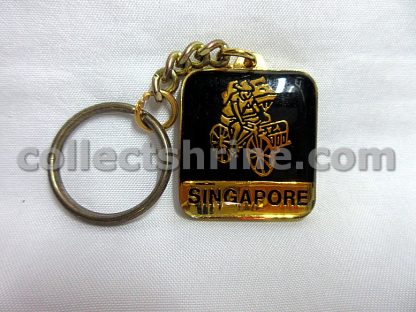 Singapore Souvenir Key Chain (Square Shape)