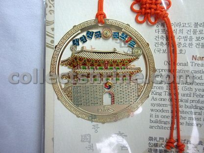 South Korea Travel Souvenir Bookmark (Namdaemun Graphic)