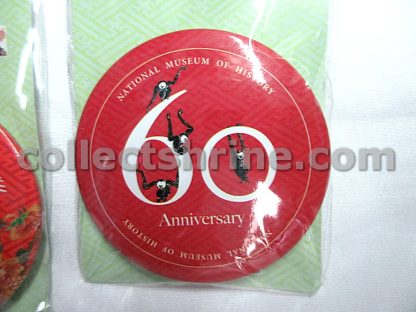Taiwan National Museum of History 60th Anniversary Badges Set of 3