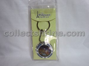 The Parisian Macao Souvenir Chip Keychain (Blue)
