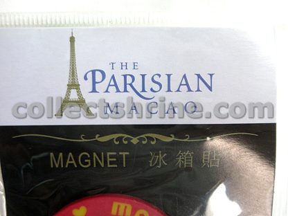 The Parisian Macao Souvenir Chip Shaped Fridge Magnet (The Chip has no cash value, for collector only)