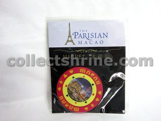 The Parisian Macao Souvenir Chip Shaped Fridge Magnet (The Chip has no cash value, for collector only)