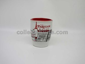 The Parisian Macao Street Scene Barrel Shot Cup