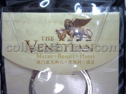 The Venetian Macao Souvenir Chip Keychain (Yellow, Chip has no cash value, for collector only)