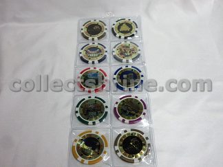 The Venetian Macao Souvenir Chips Set of 10 (The chips have no cash value, for collector only)