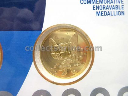 Tokyo 2020 Olympic Games Commemorative Engravable Medallion